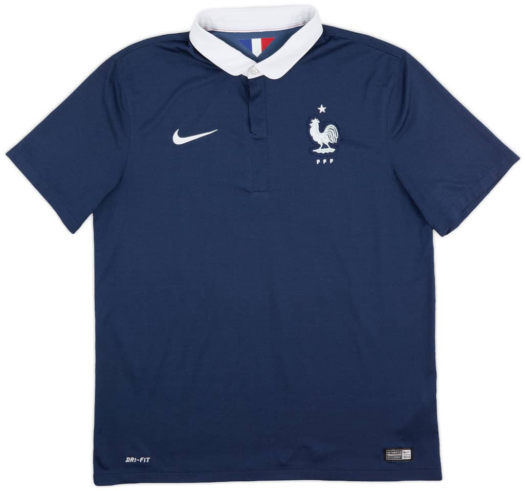 2014-15 France Home Shirt - 9/10 - (L)