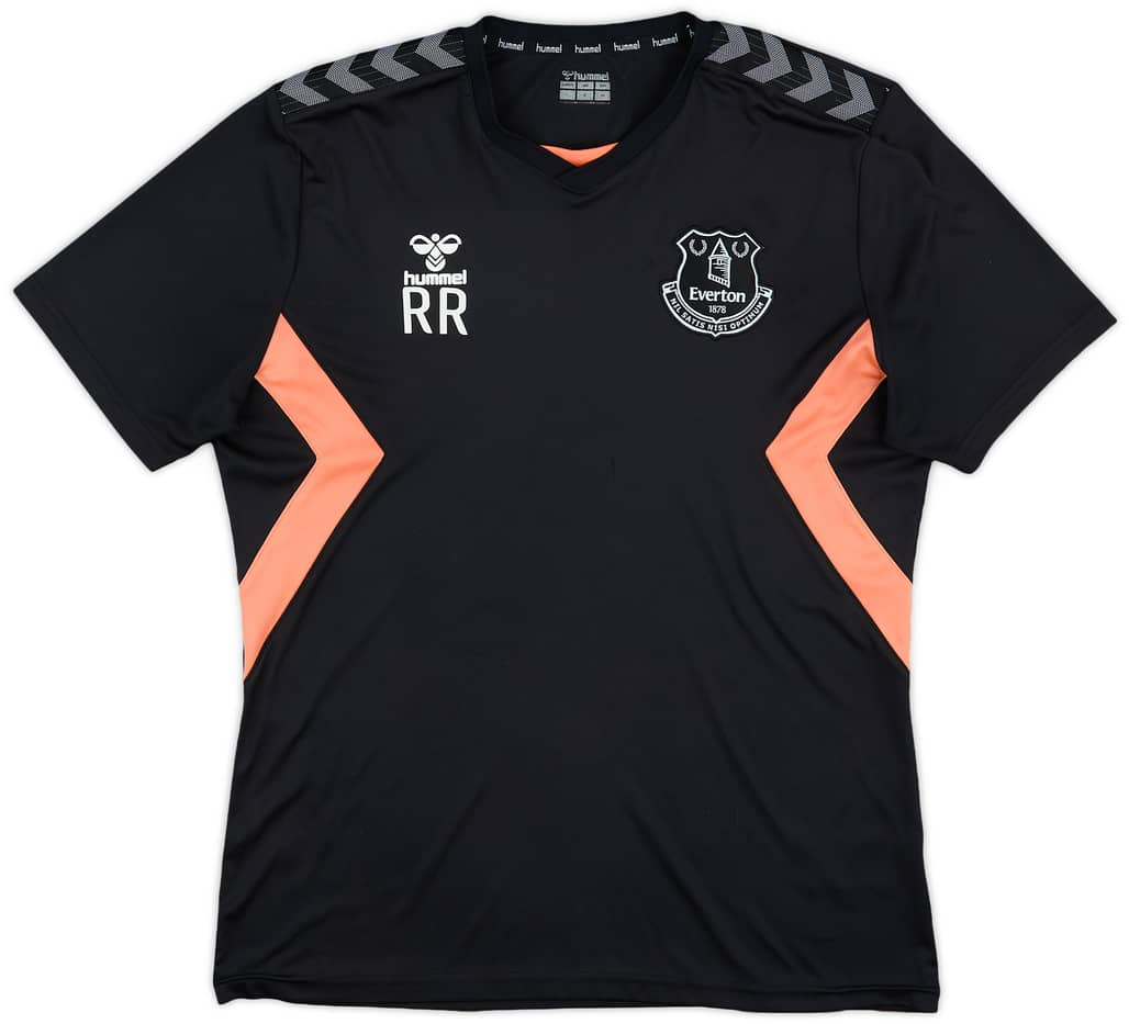 2020-21 Everton Hummel Staff Issue Training Shirt 'RR' - 9/10 - (L)