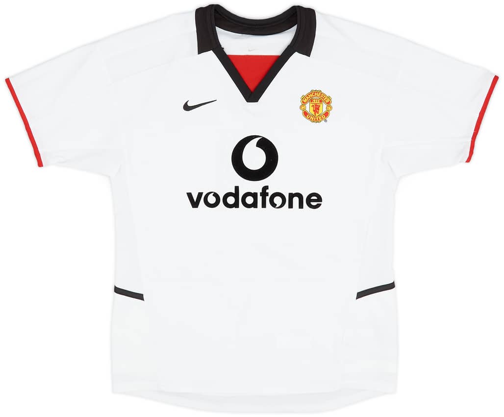 2002-03 Manchester United Away Shirt - 9/10 - (M.Boys)