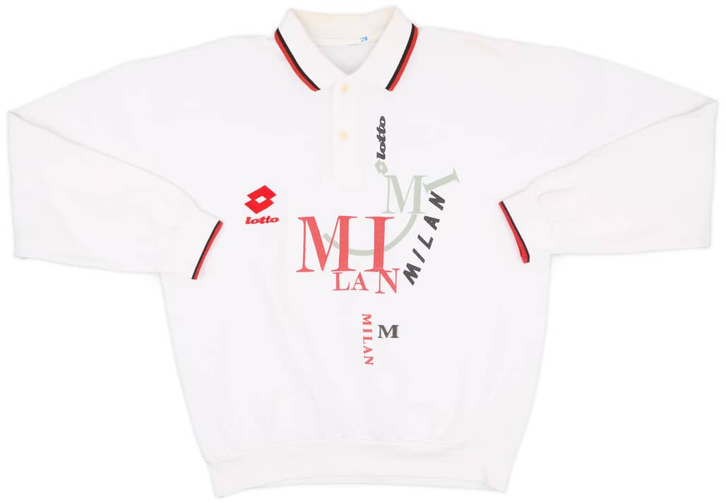 1993-94 AC Milan Lotto Sweat Top - 8/10 - (XL)