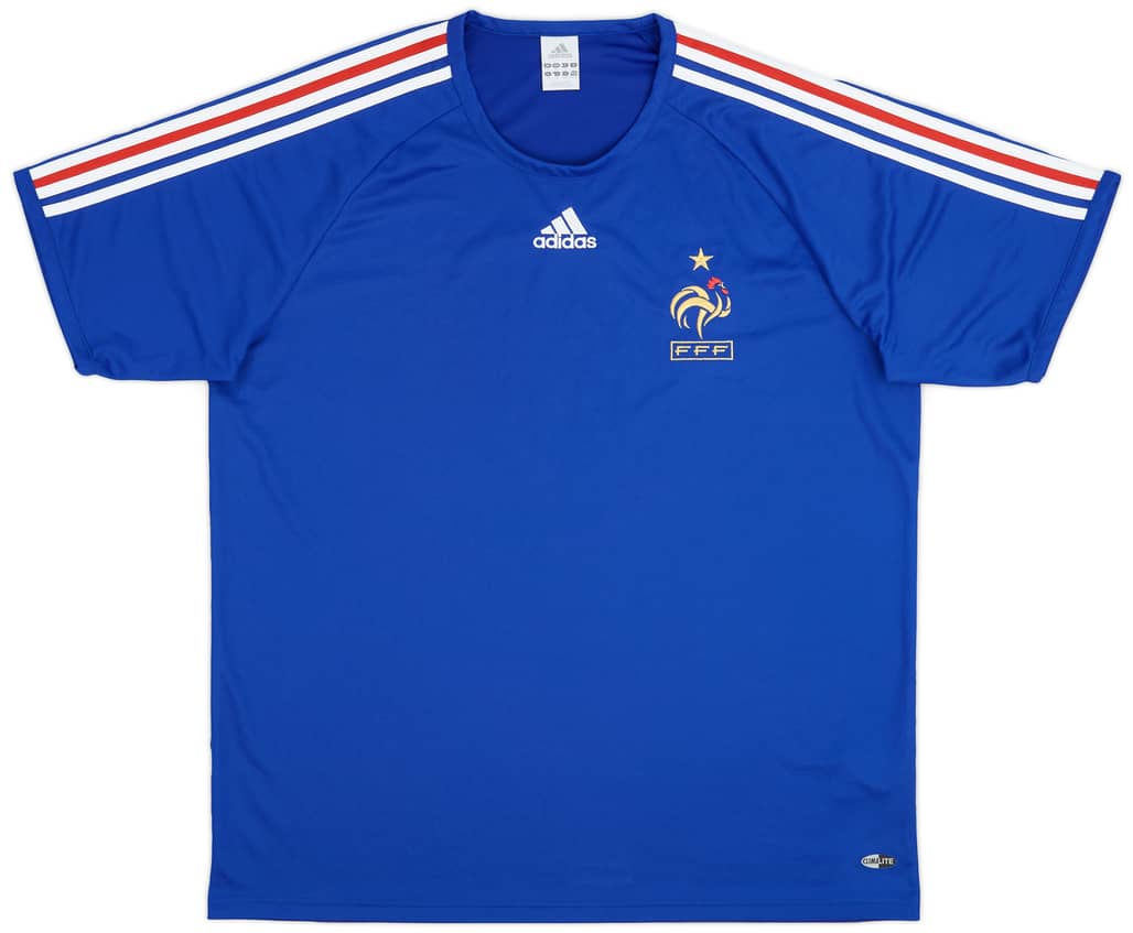 2007-08 France Basic Home Shirt - 8/10 - (XL)