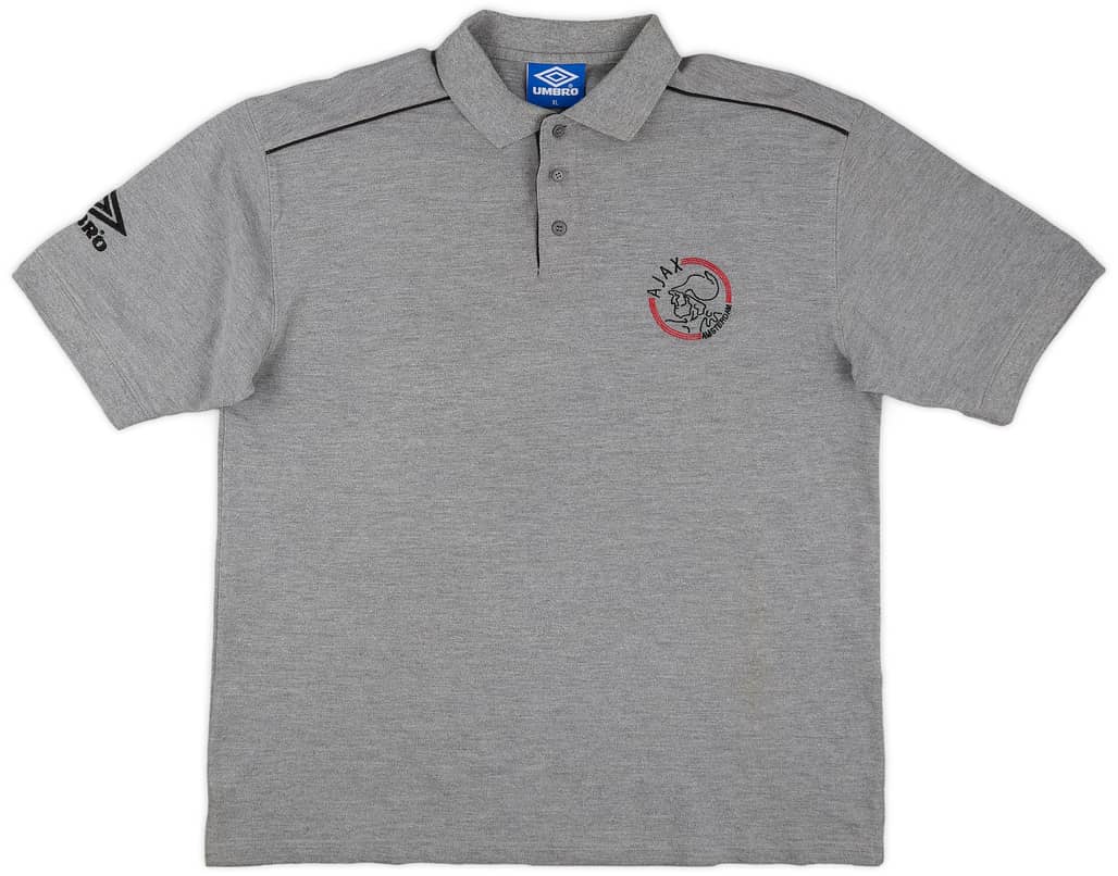 1998-99 Ajax Umbro Polo Shirt - 9/10 - (XL)