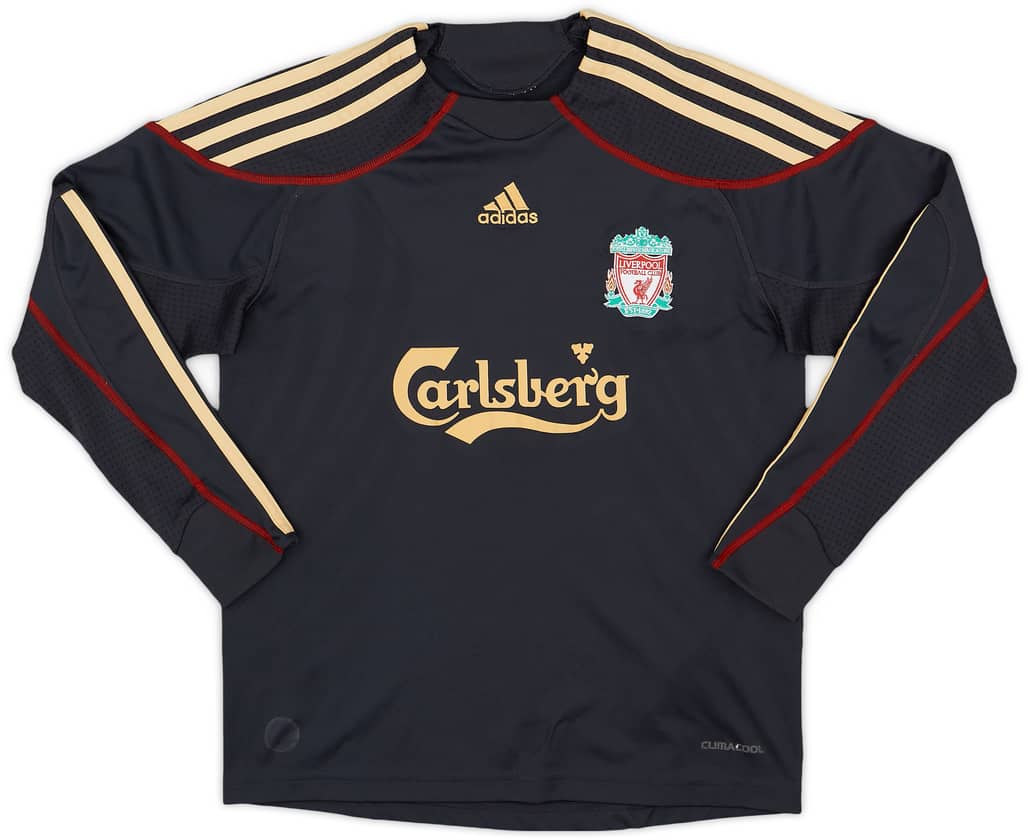 2009-10 Liverpool Away L/S Shirt - 8/10 - (S.Boys)