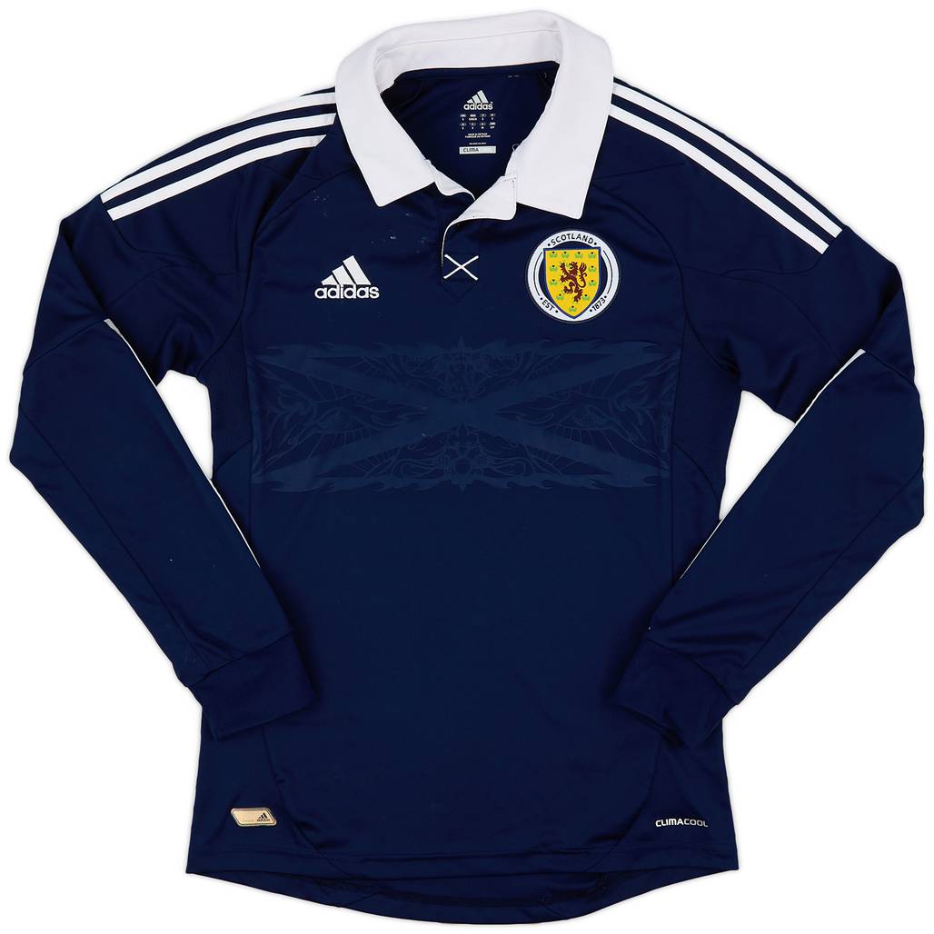 2011-13 Scotland Home L/S Shirt - 6/10 - (S)