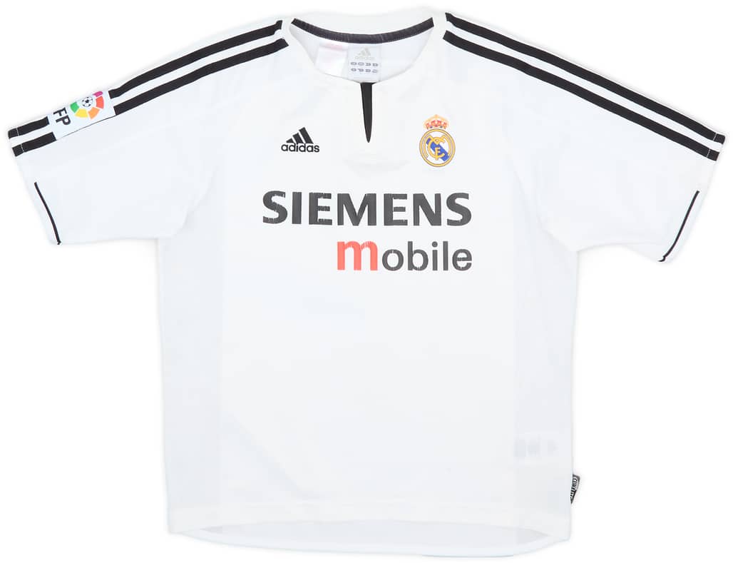 2003-04 Real Madrid Home Shirt - 6/10 - (L.Boys)