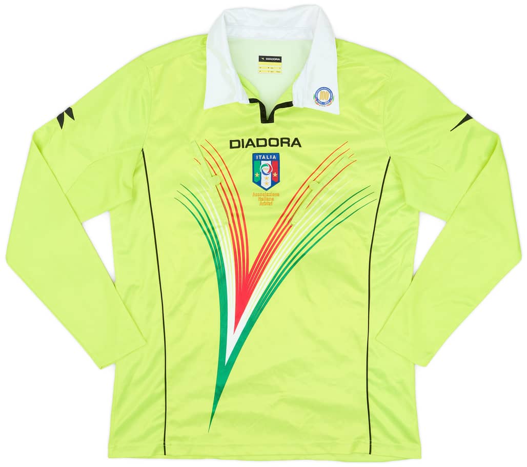 2011-12 Italy Diadora Centenary Referee L/S Shirt - 7/10 - (S)