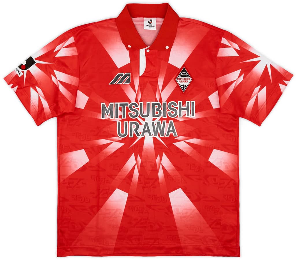 1995-96 Urawa Red Diamonds Home Shirt - 9/10 - (L)