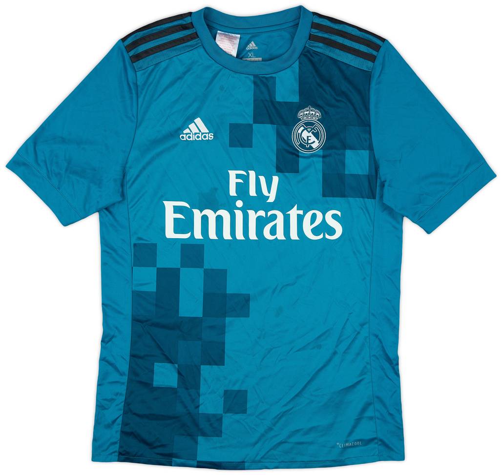 2017-18 Real Madrid Third Shirt - 6/10 - (XL.Boys)