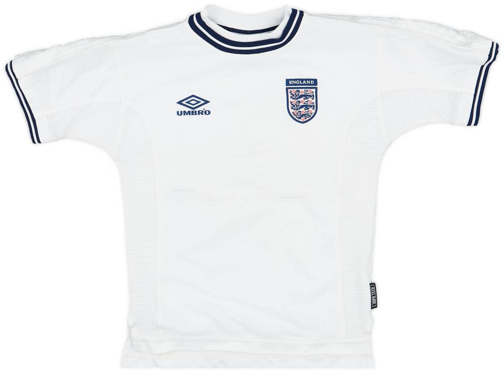 1999-01 England Home Shirt - 7/10 - (M.Boys)