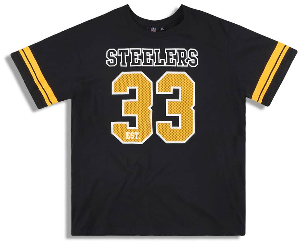 2010s Pittsburgh Steelers #33 NFL Graphic Tee XXL