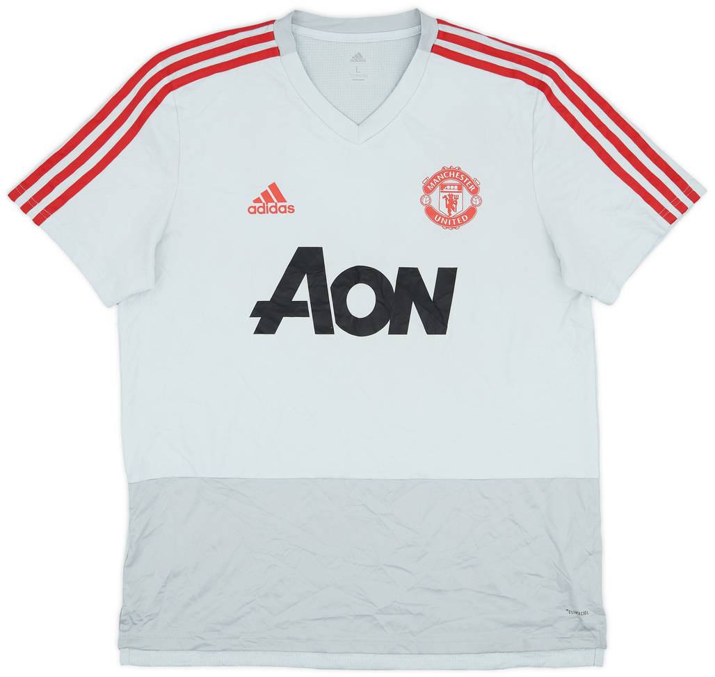 2018-19 Manchester United adidas Training Shirt - 9/10 - (L)