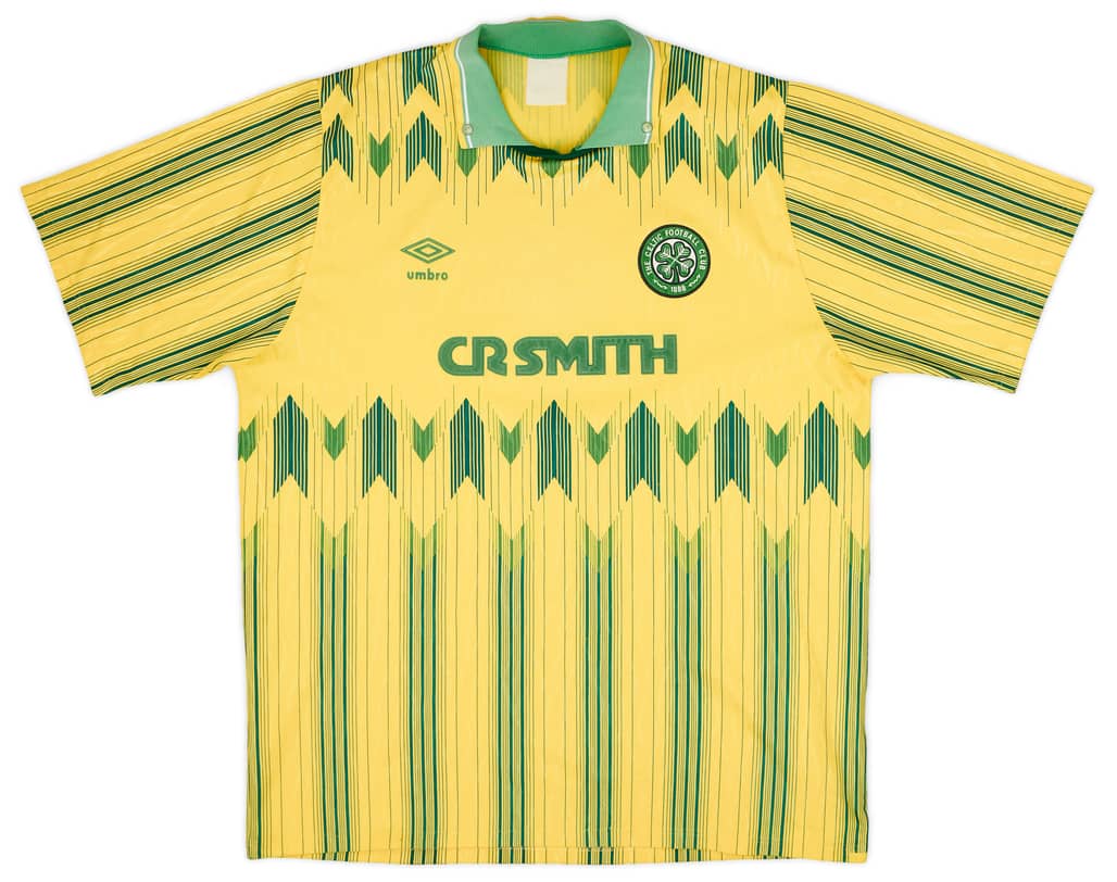 1989-91 Celtic Away Shirt - 8/10 - (XL)