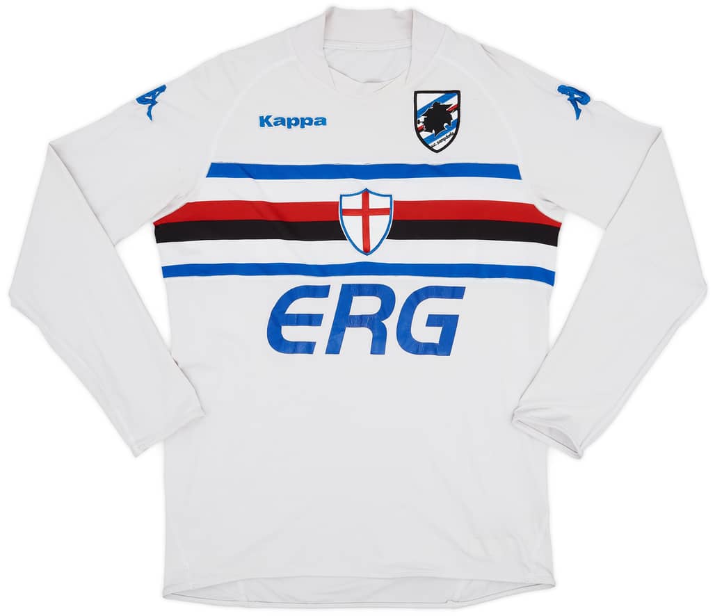 2004-05 Sampdoria Away L/S Shirt - 5/10 - (XL)