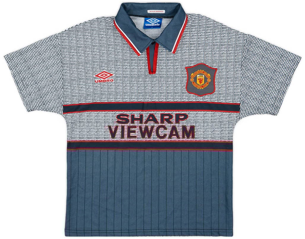 1995-96 Manchester United Away Shirt - 9/10 - (Y)