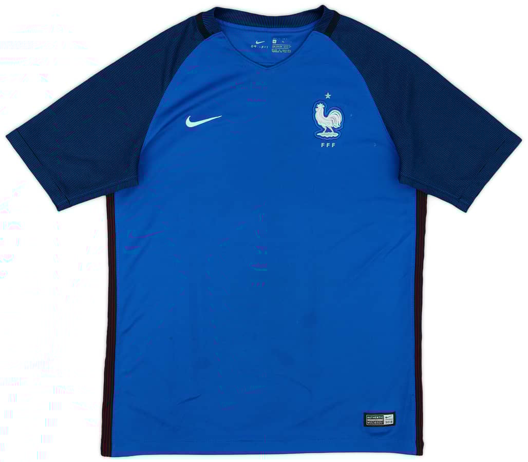 2016-17 France Home Shirt - 6/10 - (XL.Boys)