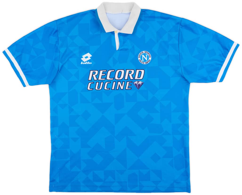 1994-96 Napoli Home Shirt - 8/10 - (L)