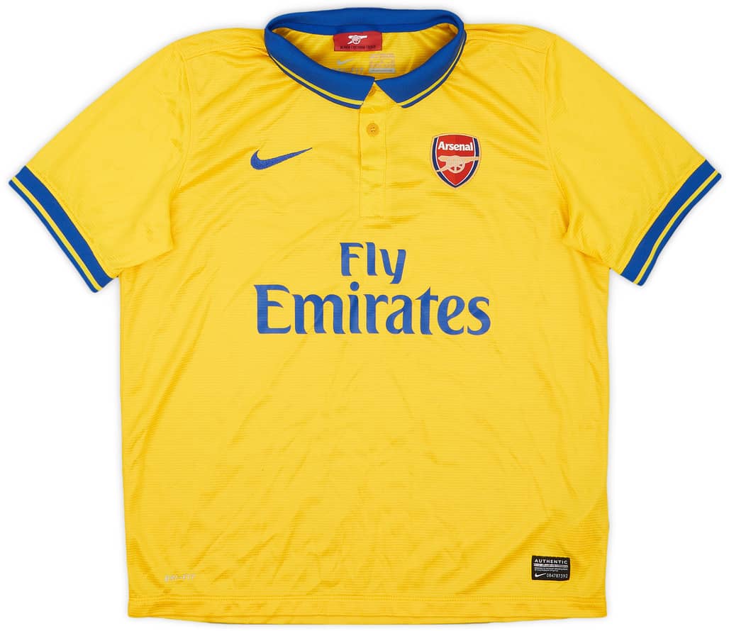 2013-14 Arsenal Away Shirt - 8/10 - (XL.Boys)