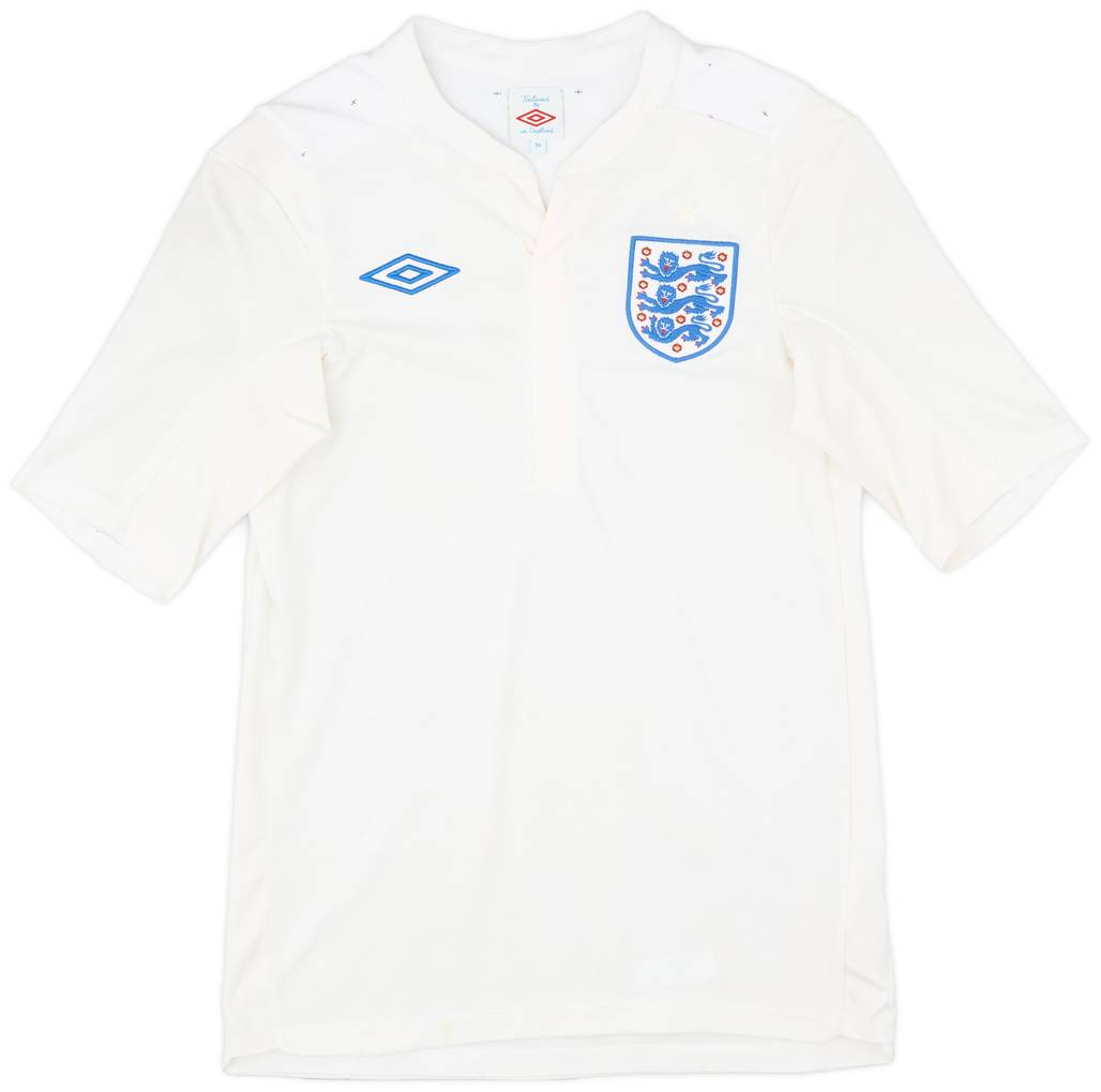 2010-11 England Home Shirt - 8/10 - (XS)