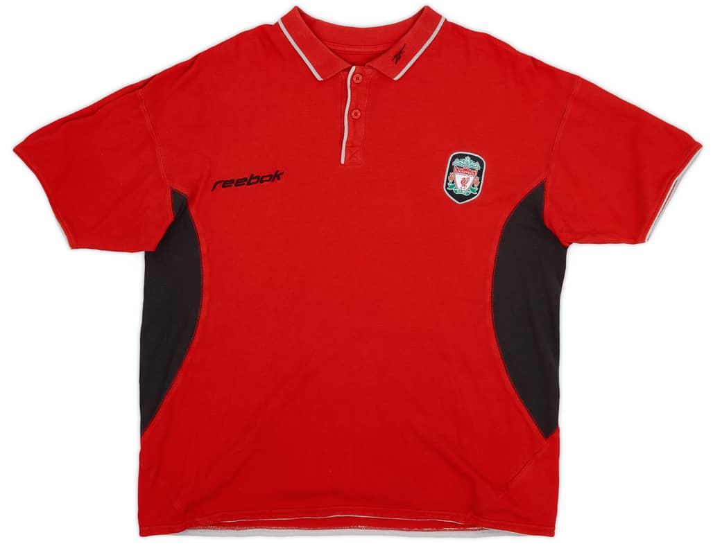 2002-04 Liverpool Reebok Polo Shirt - 9/10 - (XL)