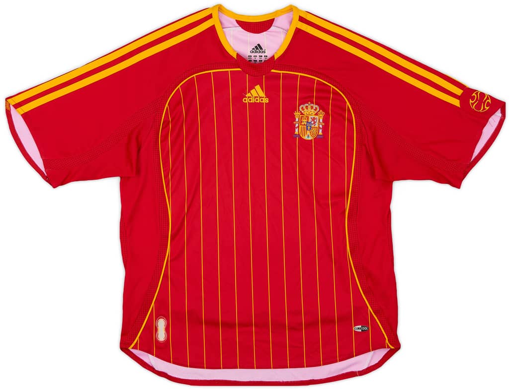 2006-08 Spain Home Shirt - 7/10 - (L.Boys)
