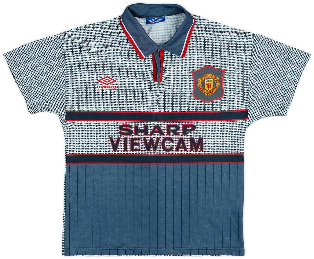 1995-96 Manchester United Away Shirt - 6/10 - (Y)