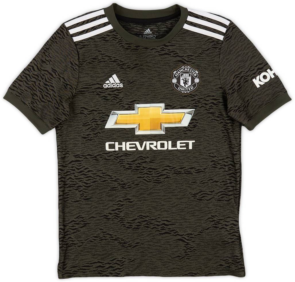 2020-21 Manchester United Away Shirt - 10/10 - (M.Boys)