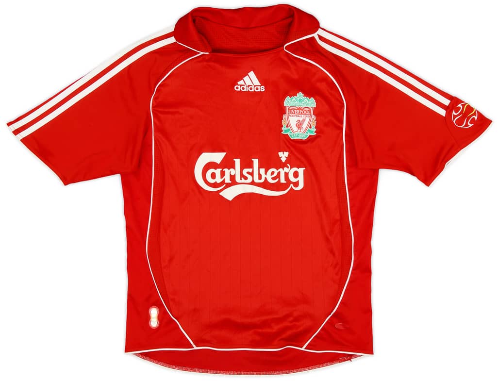 2008-10 Liverpool Home Shirt - 8/10 - (L.Boys)