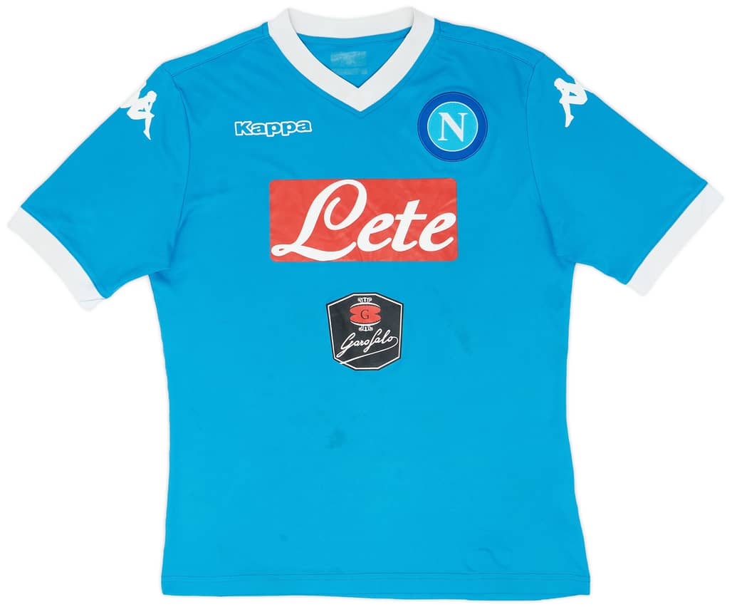 2015-16 Napoli Basic Home Shirt - 6/10 - (L)