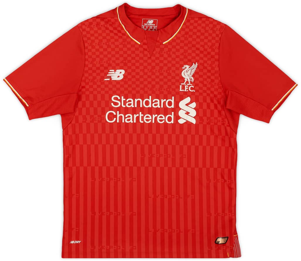 2015-16 Liverpool Home Shirt - 6/10 - (L.Boys)