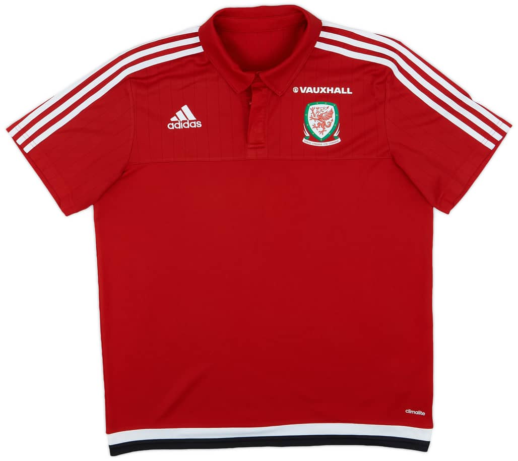 2016-17 Wales adidas Polo Shirt - 8/10 - (L)
