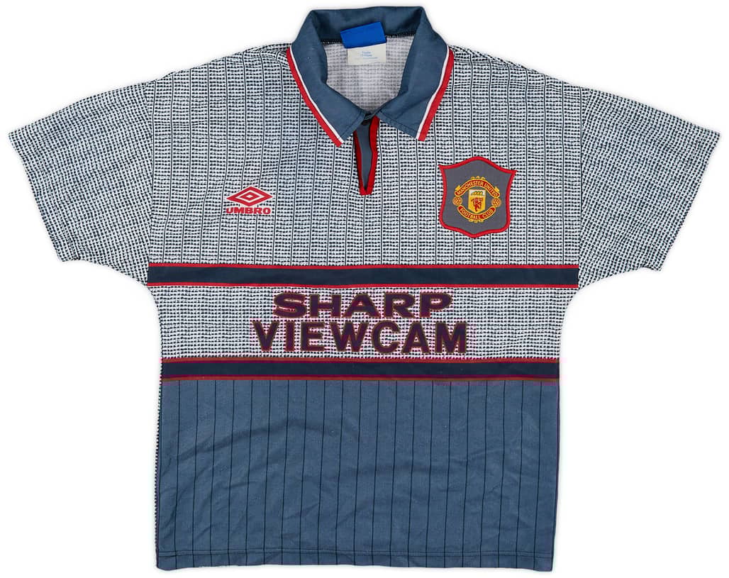 1995-96 Manchester United Away Shirt - 8/10 - (Y)