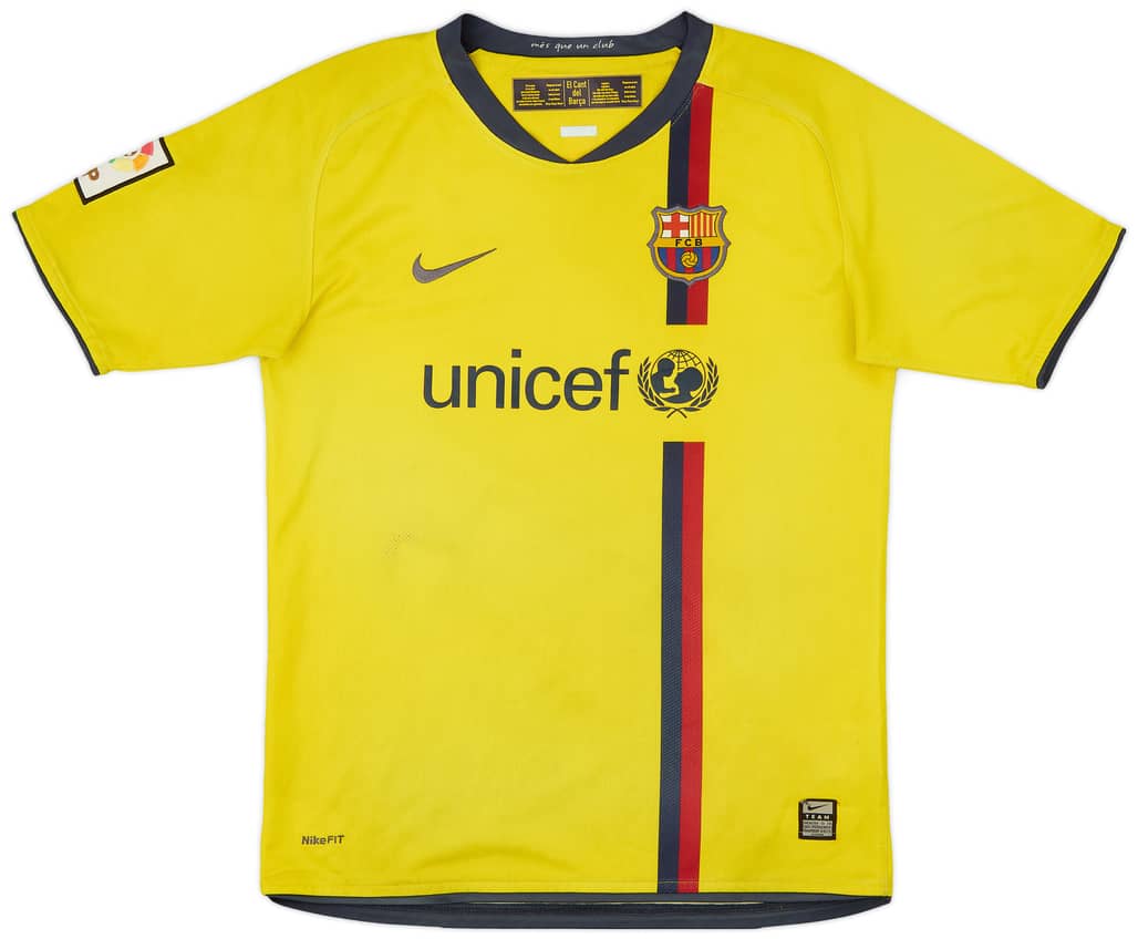 2008-10 Barcelona Away Shirt - 5/10 - (L.Boys)