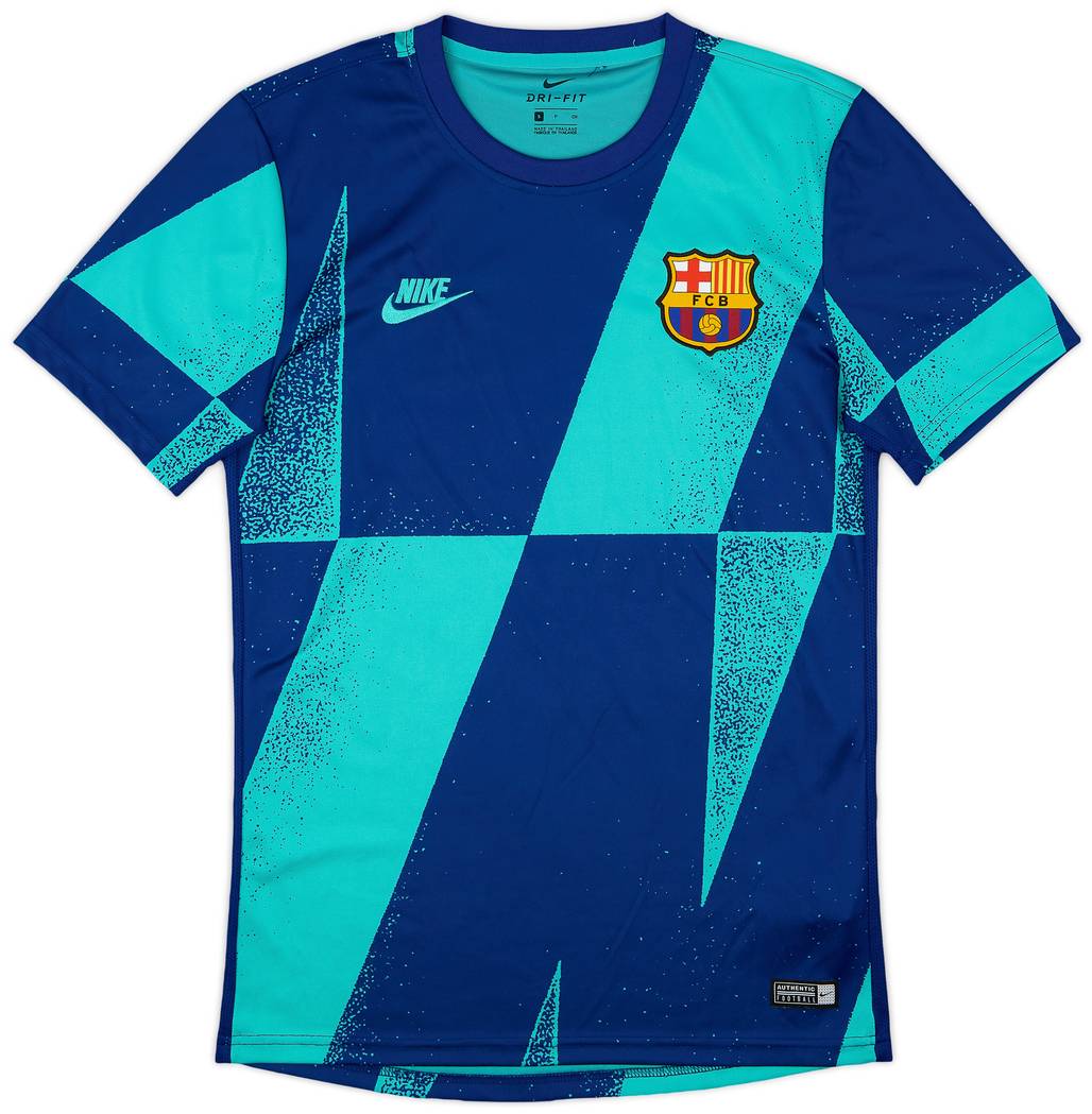 2019-20 Barcelona Nike Training Shirt - 9/10 - (S)