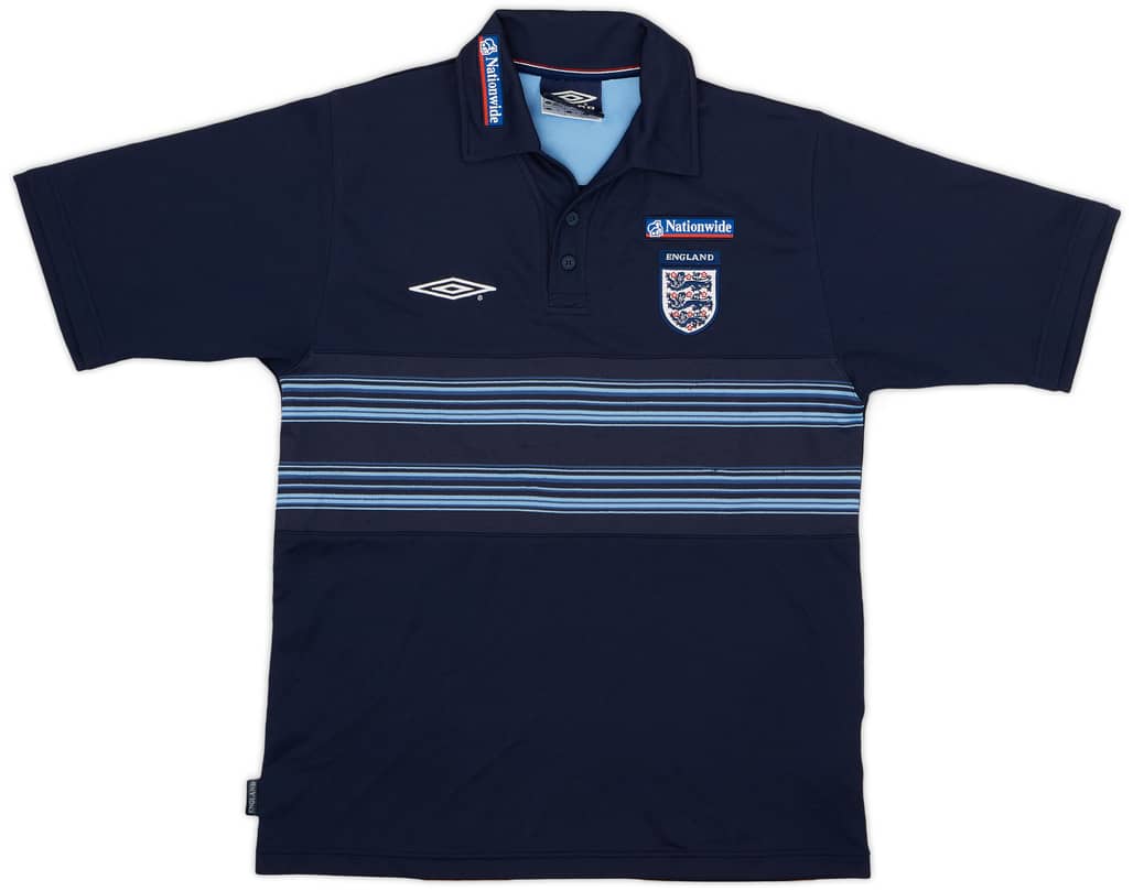 2002-03 England Umbro Polo Shirt - 9/10 - (S)