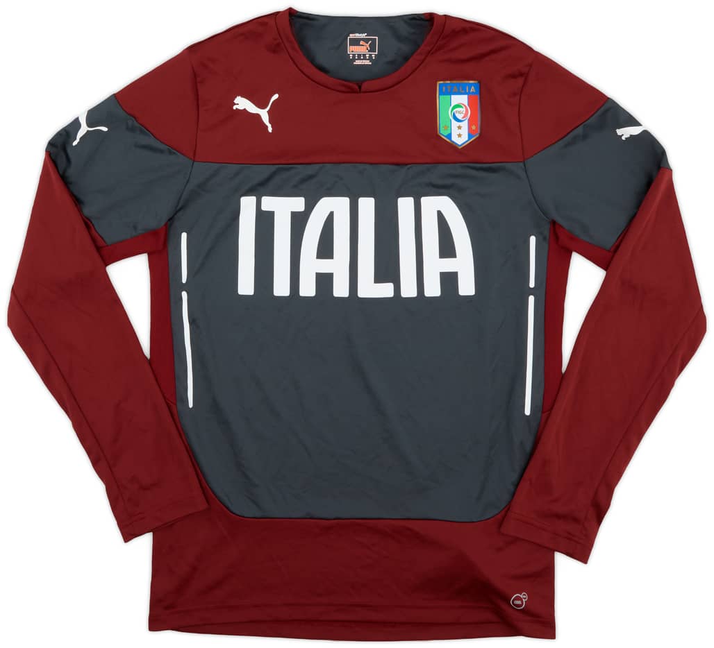 2014-15 Italy Puma Training L/S Shirt - 10/10 - (M)