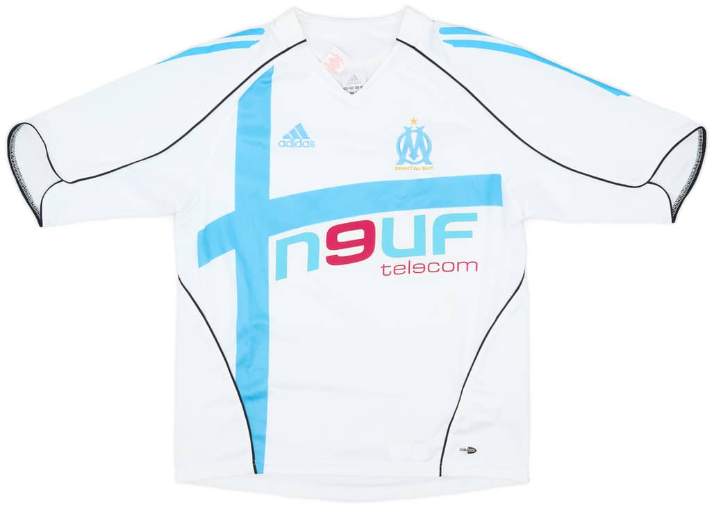 2004-05 Olympique Marseille Home Shirt - 8/10 - (XL.Boys)