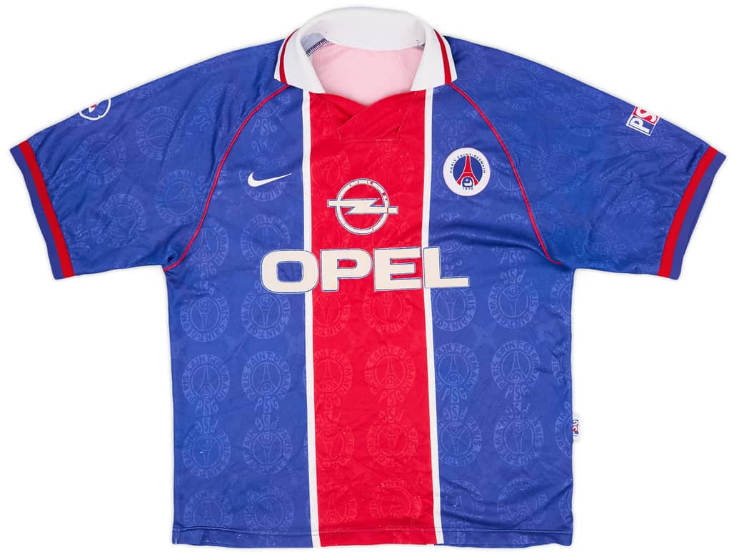 1996-97 Paris Saint-Germain Home Shirt - 4/10 - (XL)