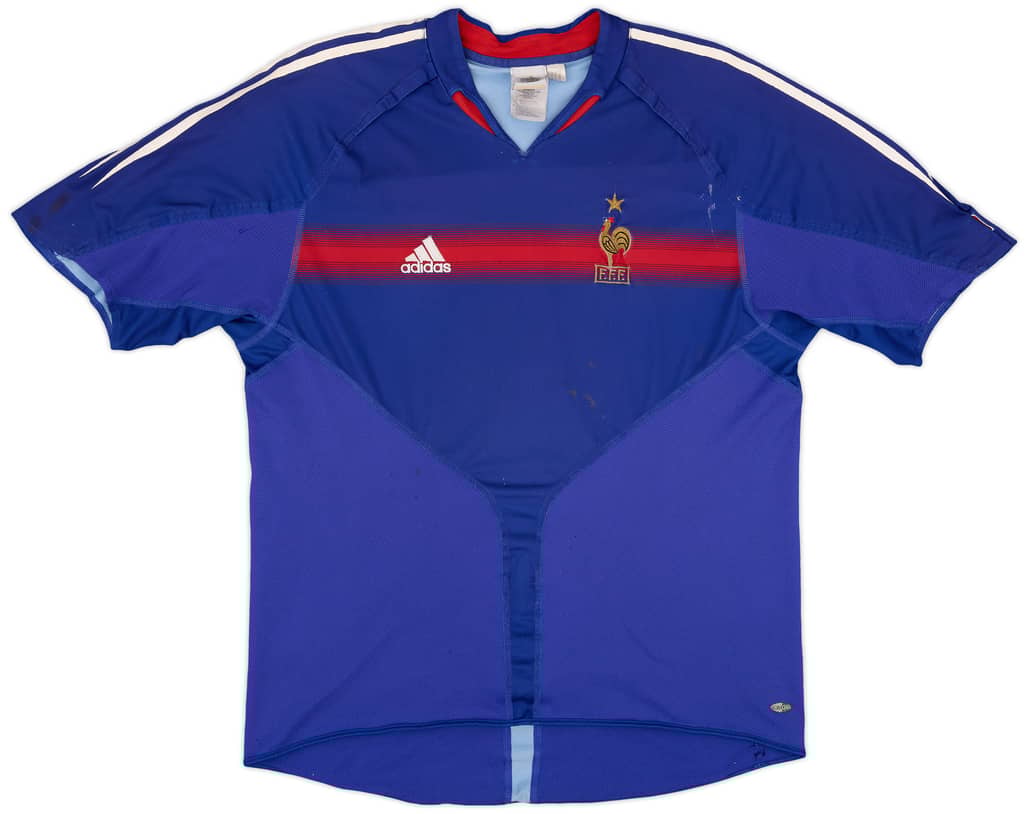 2004-06 France Home Shirt - 4/10 - (XL)