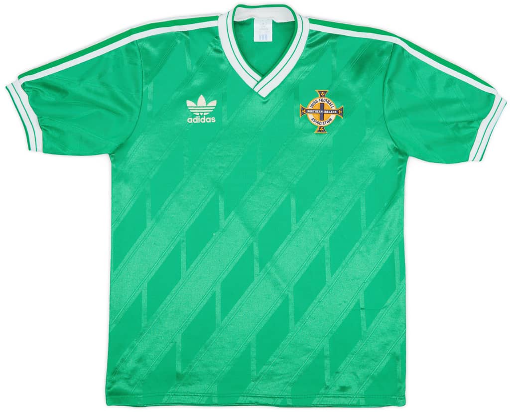 1986-88 Northern Ireland Home Shirt - 9/10 - (XL.Boys)