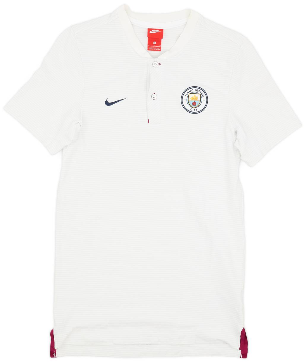 2018-19 Manchester City Nike Polo Shirt - 9/10 - (S)