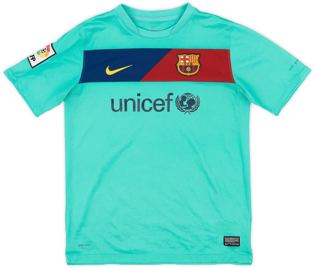 2010-11 Barcelona Away Shirt - 7/10 - (L.Boys)