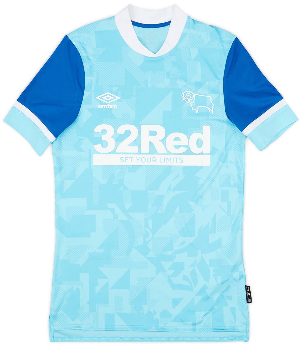 2021-22 Derby County Away Shirt - 10/10 - (S)