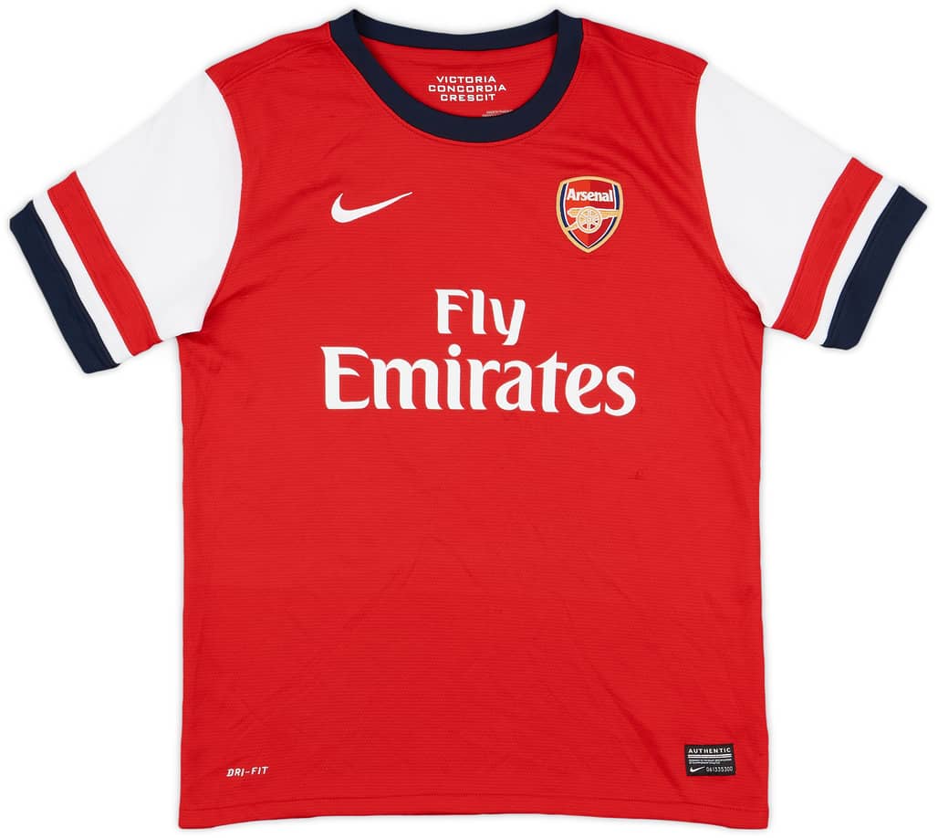 2012-14 Arsenal Home Shirt - 8/10 - (L.Boys)