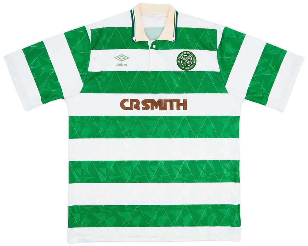 1989-91 Celtic Home Shirt - 6/10 - (L)