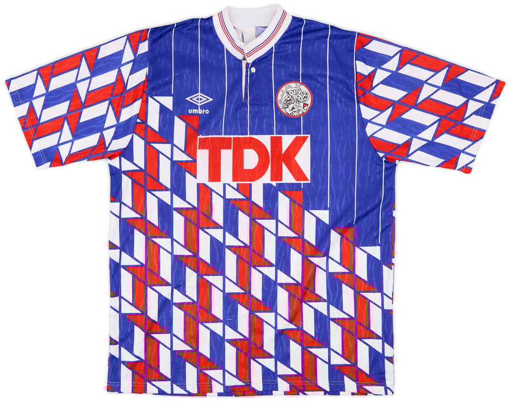 1989-90 Ajax Away Shirt - 8/10 - (M)