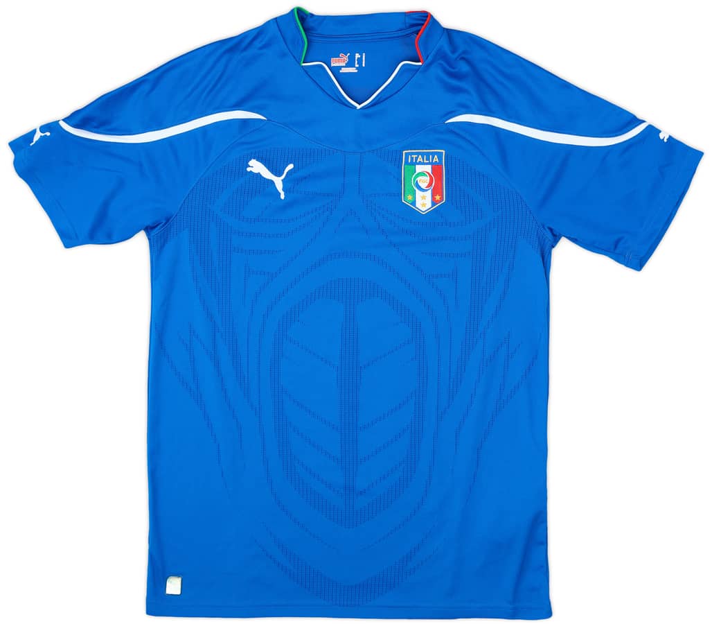 2010-12 Italy Home Shirt - 9/10 - (M)