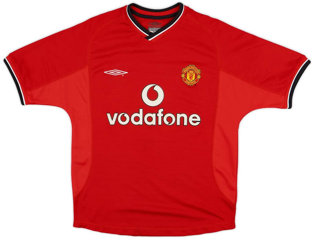 2000-02 Manchester United Home Shirt - 6/10 - (Y)
