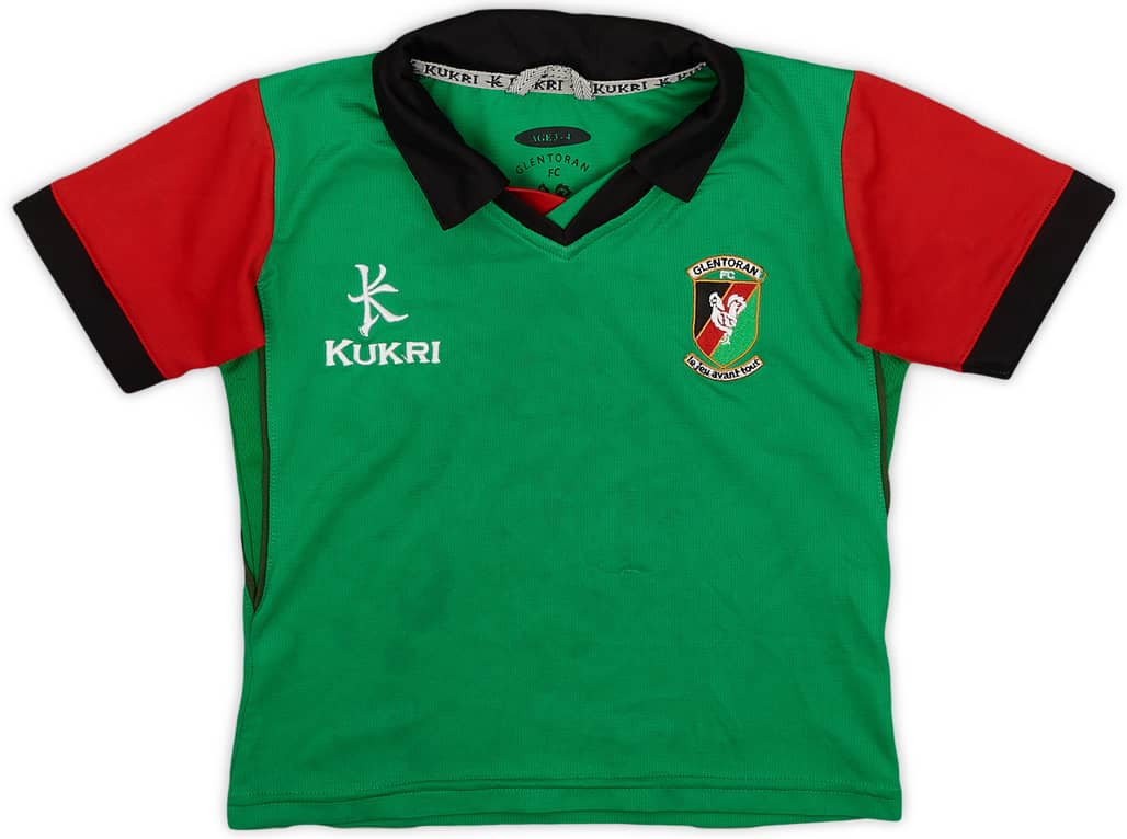 2013-14 Glentoran Home Shirt - 4/10 - (3-4 Years)