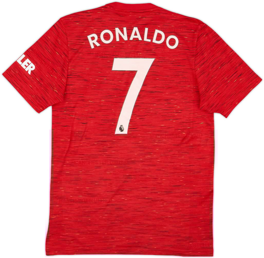 2020-21 Manchester United Home Shirt Ronaldo #7 - 9/10 - (S)