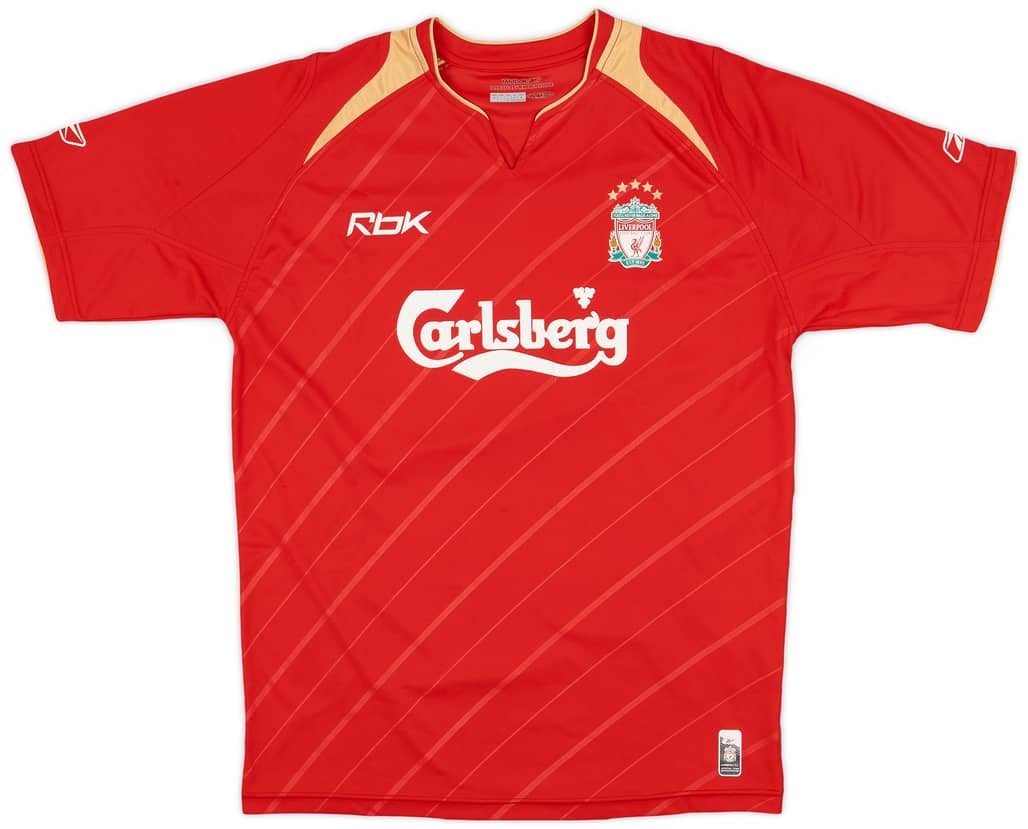2005-06 Liverpool CL Home Shirt - 7/10 - (M)